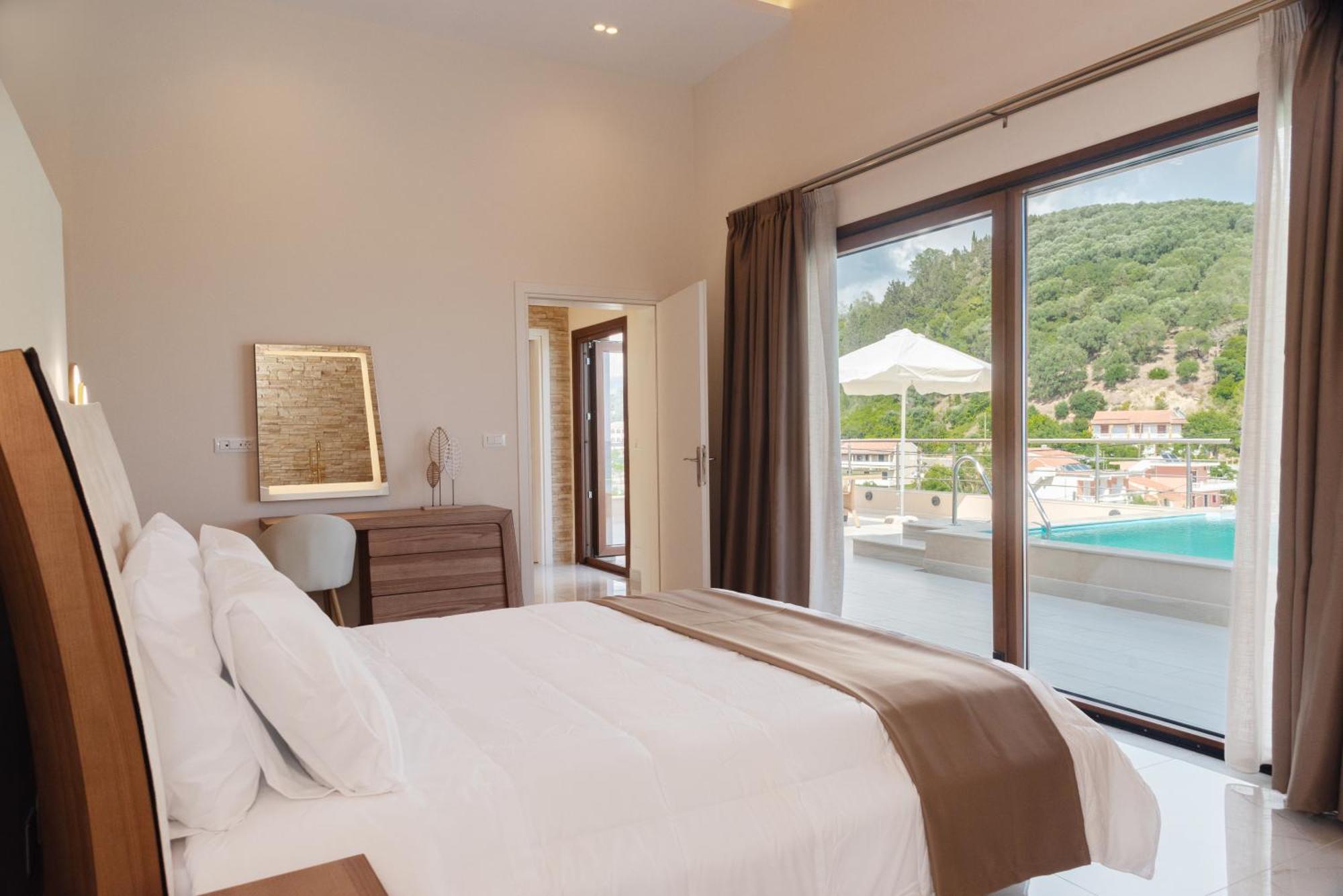 Villa Vasillis-heated Swimming Pool With Infinity View Vitalades